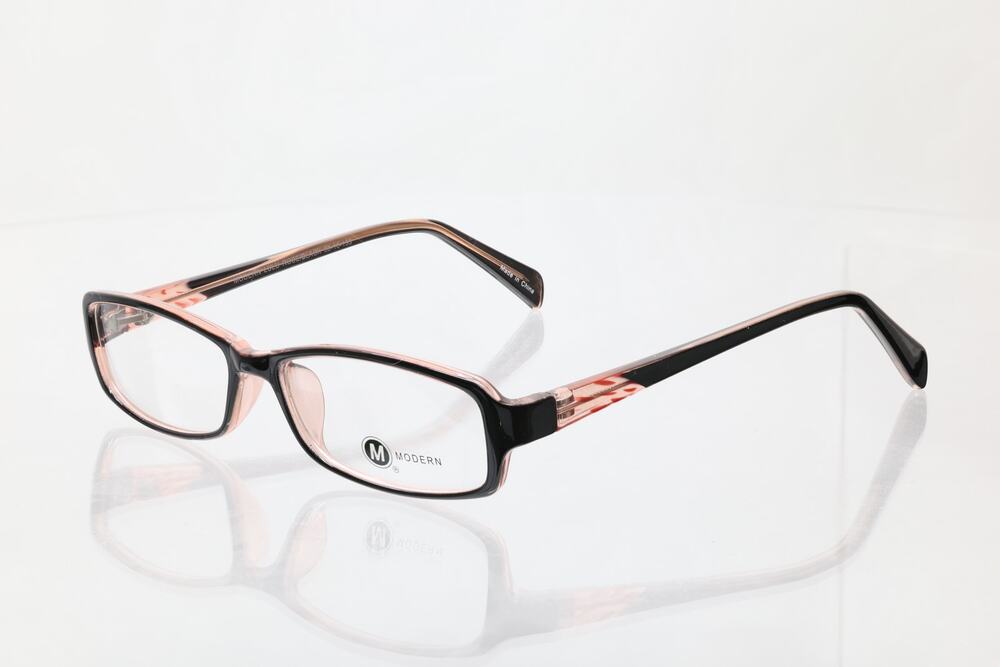 Modern Lulu Rose/Black 50-16-135mm Eyeglass FRAMES ONLY - NEW/WITHOUT TAGS